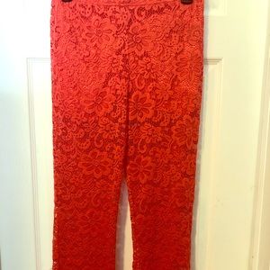 Floral Crochet Pants